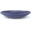 Janelle Imports Lg Modern Oval Server In Blue Elegance