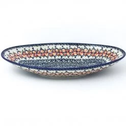 Janelle Imports Sm Modern Oval Server In Wild Roses