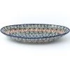 Janelle Imports Sm Modern Oval Server In White Daisy