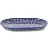 Janelle Imports Tiny Oval Platter In Blue Elegance 2 Janelle Imports Tiny Oval Platter In Blue Elegance
