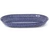 Janelle Imports Sm Oval Platter In Blue Elegance 2 Janelle Imports Sm Oval Platter In Blue Elegance