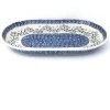 Janelle Imports Md Oval Platter In Blue Meadow