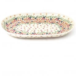 Janelle Imports Md Oval Platter In Tiny Flowers