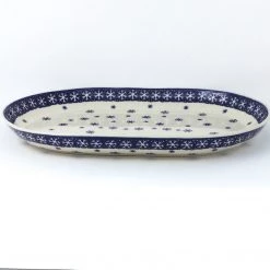 Janelle Imports Lg Oval Platter In Snowflake