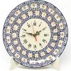 Janelle Imports Plate Wall Clock In Modern Checkers
