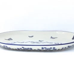 Janelle Imports Ex Lg Oval Platter In Butterfly