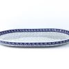 Janelle Imports Ex Lg Oval Platter In Light & Dark Snowflake
