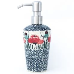 Janelle Imports Soap Dispenser In Polish Poppy