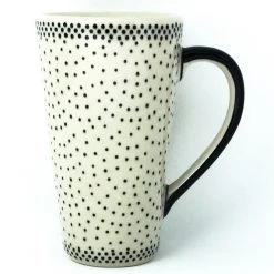 Janelle Imports Tall Cup 12 Oz In Black Elegance