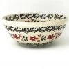 Janelle Imports Round Bowl 32 Oz In Red & Black