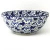Janelle Imports Round Bowl 32 Oz In Blue Butterfly