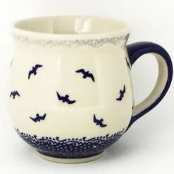 Janelle Imports Gentlemen's Cup 16 Oz In Seagulls