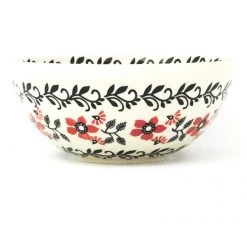 Janelle Imports New Soup Bowl 20 Oz In Red & Black