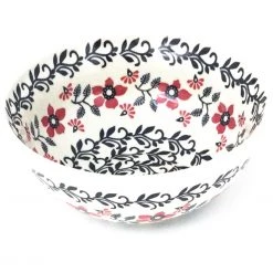 Janelle Imports New Soup Bowl 20 Oz In Red & Black