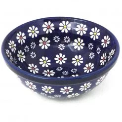 Janelle Imports New Soup Bowl 20 Oz In Flowers On Blue