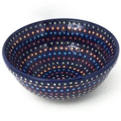 Janelle Imports New Soup Bowl 20 Oz In Multi-Colored Dots