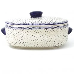 Janelle Imports Covered Oval Baker 2 Qt In Simple Elegance