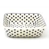 Janelle Imports Deep Square Baker In Blue Polka-Dot