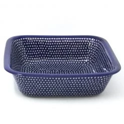 Janelle Imports Deep Square Baker In Blue Elegance