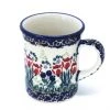 Janelle Imports Espresso Cup 4 Oz In Red Tulips