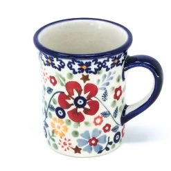 Janelle Imports Espresso Cup 4 Oz In Summer Arrangement