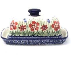Janelle Imports Butter Dish In Spring Meadow