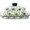 Janelle Imports Butter Dish In Blue Clematis