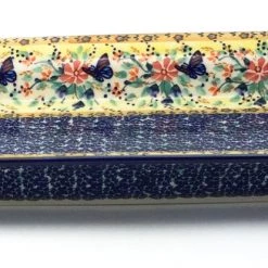 Janelle Imports Md Rect. Server W/Lip In Butterfly Meadow