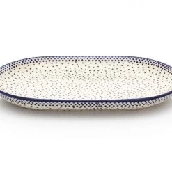 Janelle Imports Tiny Oval Platter In Simple Elegance