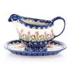Janelle Imports Gravy Boat W/Tray 1 Qt In Field Of Flowers 2 Janelle Imports Gravy Boat W/Tray 1 Qt In Field Of Flowers